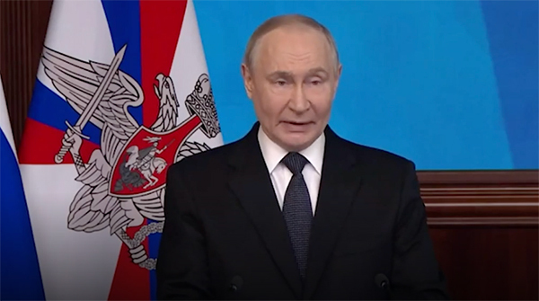 普京：“榛树”导弹将于年底前进入战斗值班状态