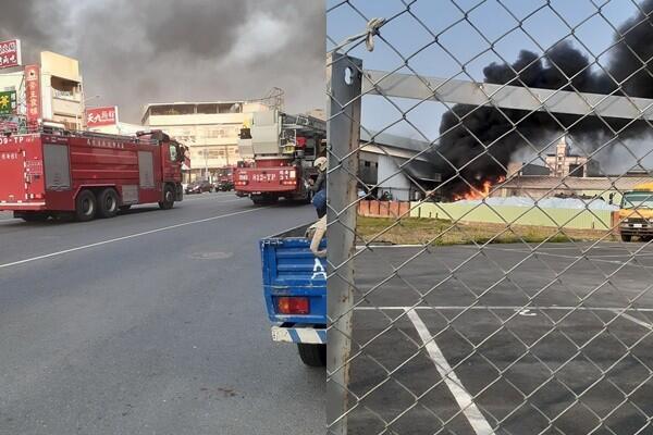 第三次起火！台湾一塑胶工厂大火浓烟直冲天际