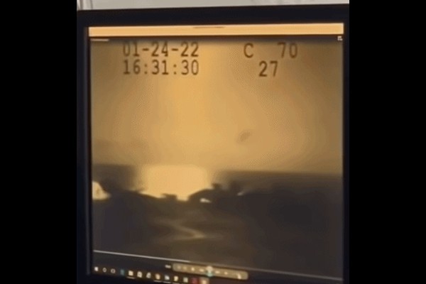 F-35战机坠海视频截图