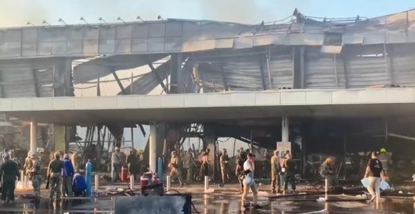 乌称购物中心遭袭事件已致13死59伤 俄辟谣网站回应