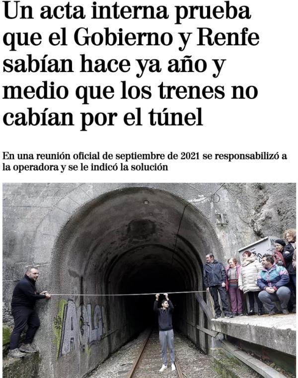 西班牙火车因尺寸太大无法通过隧道 各方甩锅扯皮
