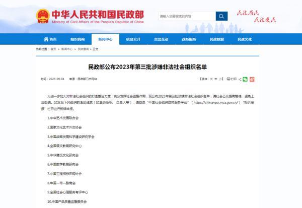 注意别上当 又一批涉嫌非法社会组织被曝光