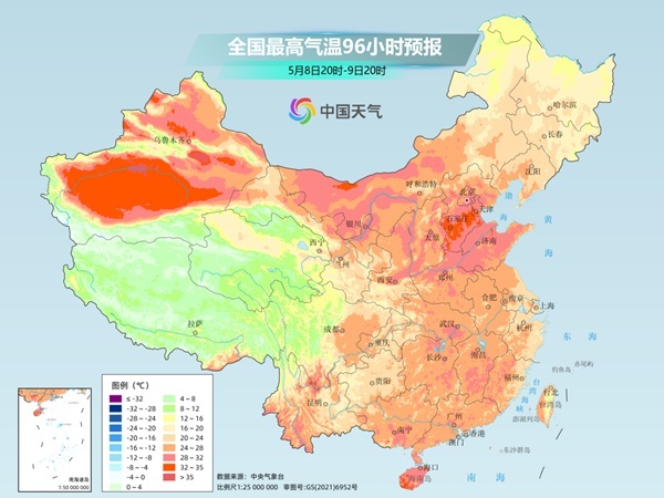 暖热升级！北方将现成片气温30℃+区域