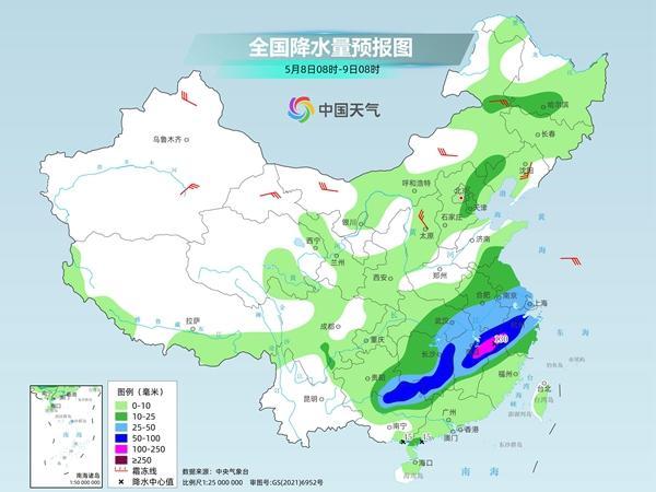 7日起南方新一輪降雨來襲 全國大部氣溫波動上升 警惕強對流天氣