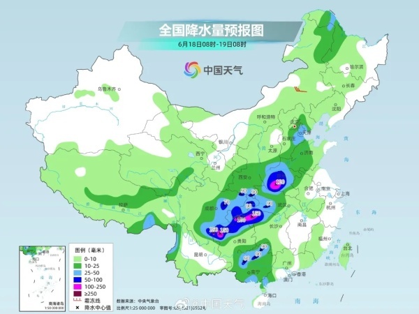 新一輪降雨天氣影響我國(guó)中東部 雨帶覆蓋長(zhǎng)江淮河流域