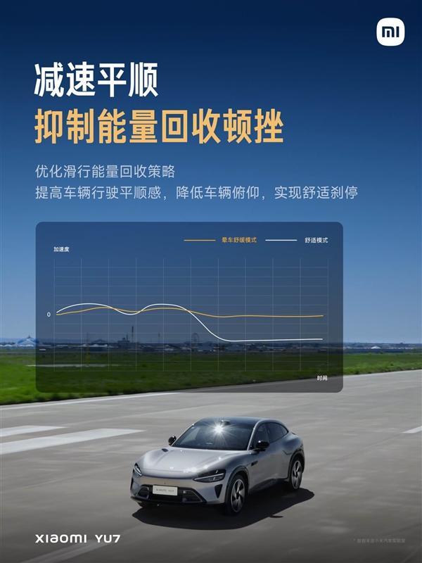小米YU7推出暈車(chē)舒緩模式 有效降低51%暈車(chē)率