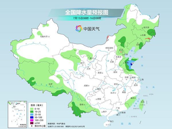 南方雨勢(shì)逐漸減弱東北等地仍多雨 中東部高溫加劇