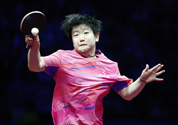 拼尽全力的孙颖莎自认更成熟了 团体赛表现亮眼