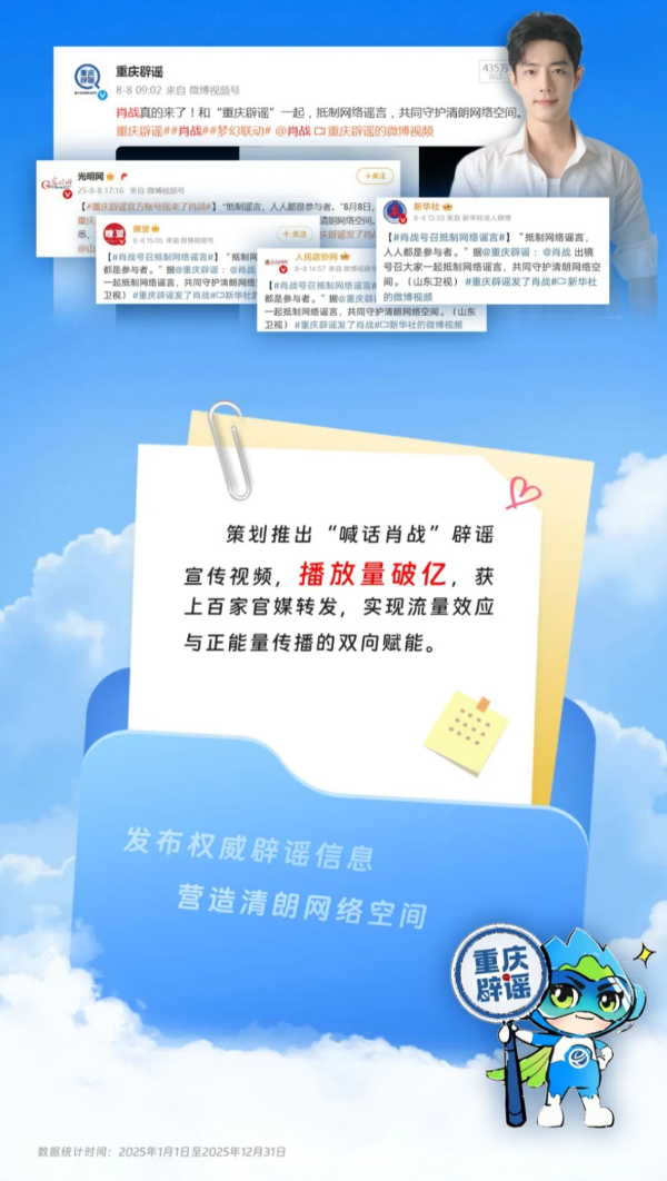 年終總結(jié)是吧？“重慶辟謠”也來交了！