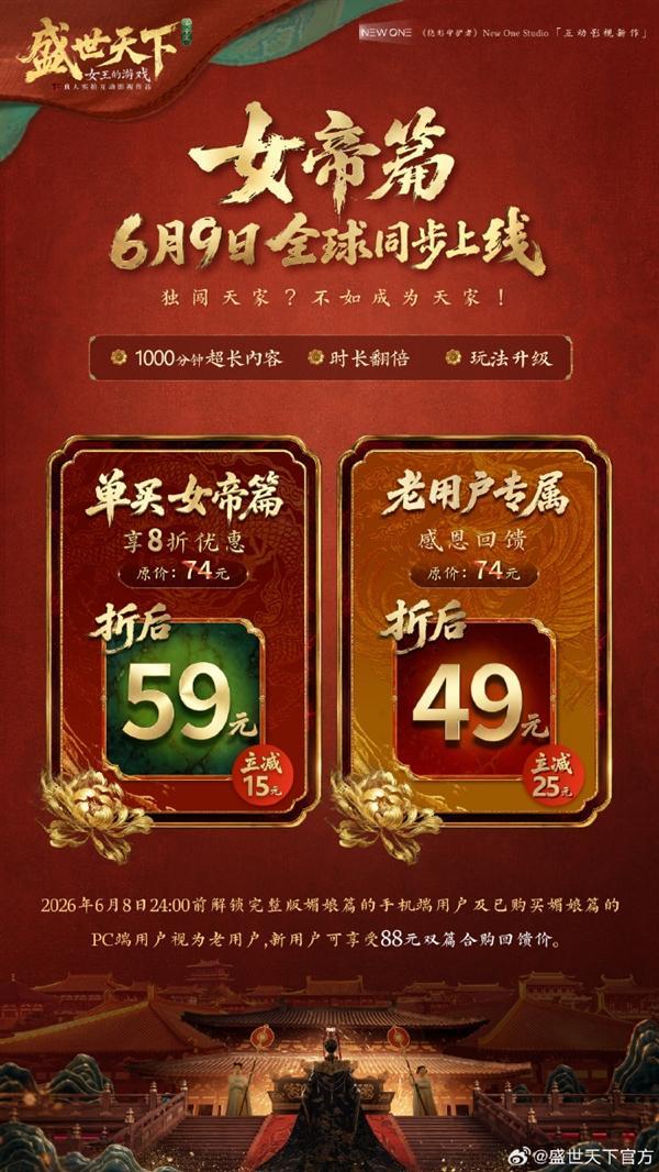 盛世天下女帝篇