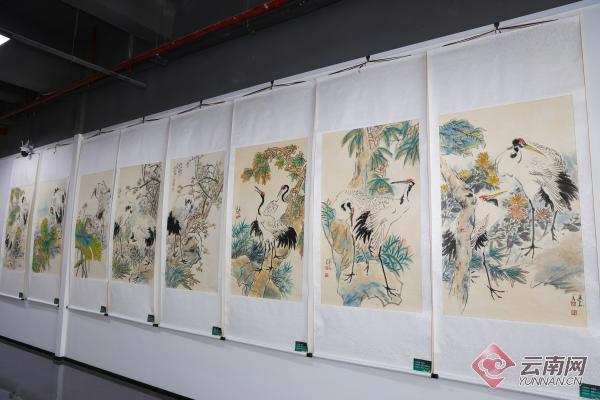 百幅艺术精品佳作展出 第四届“仰望星空”书画家作品展开展