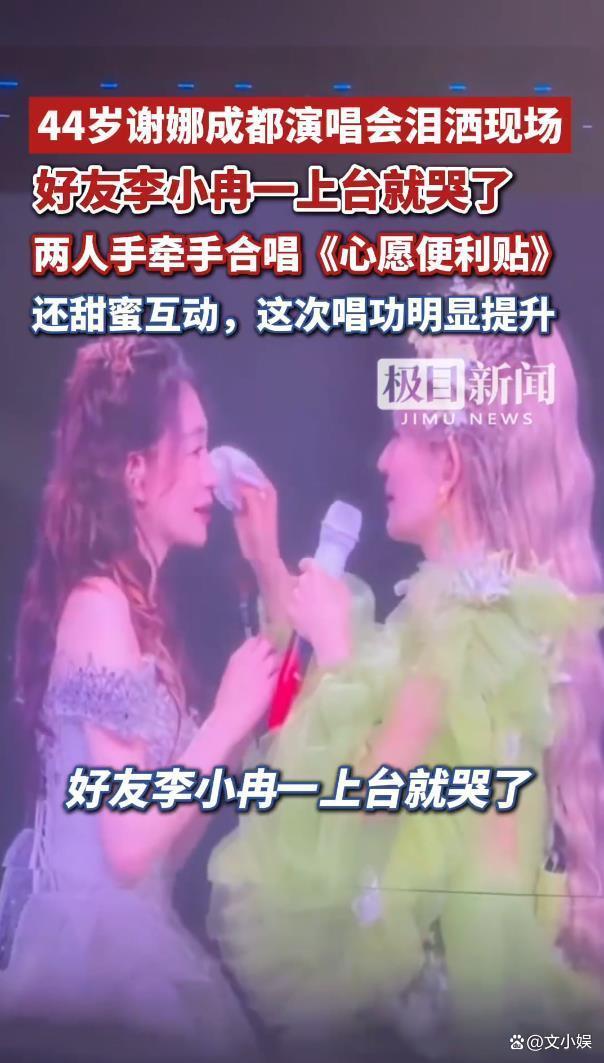 谢娜演唱会现场的明星 半个娱乐圈齐聚一堂