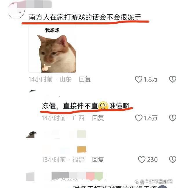 东北女生在南边惊羡南边的冷是真冷 硬扛过冬引热议