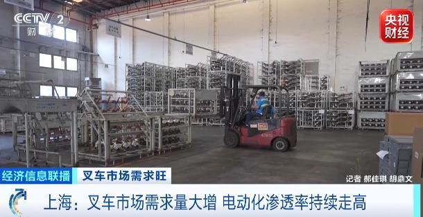 国产叉车全球爆单 电动化转型加速