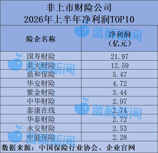 透视77家非上市财险公司业绩：总保费2716亿、净利润89亿，13家陷亏损