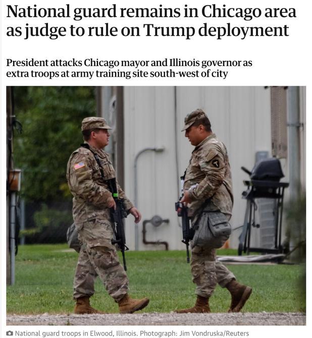 芝加哥之“战”：撕开美国社会新裂口 法理冲突与政治对立