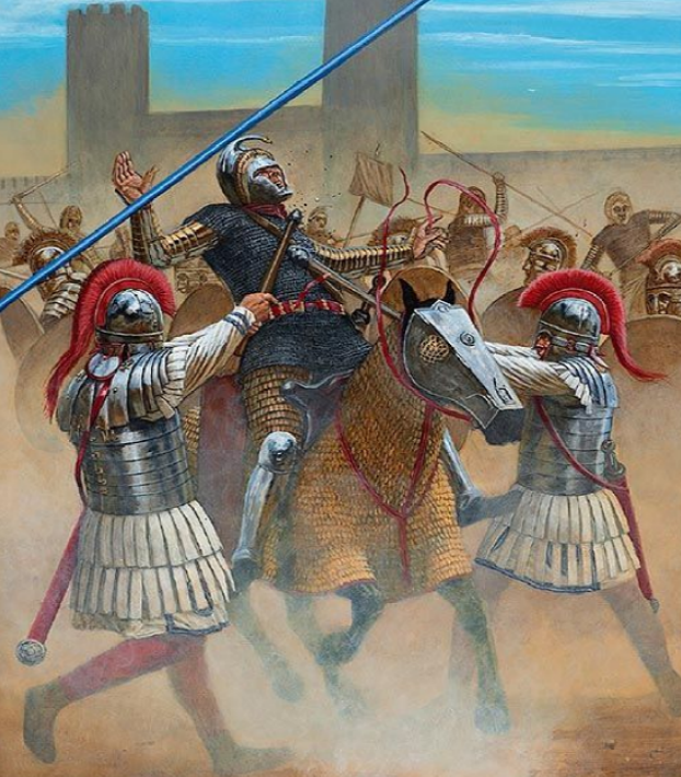 短剑VS骑兵？罗马军团告诉你，如何不靠长矛全面打残斯基泰铁骑