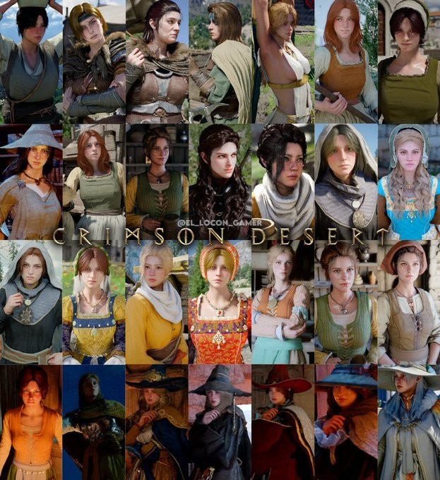 《红色沙漠》性感女性扮装、NPC书册 各个好意思如画！