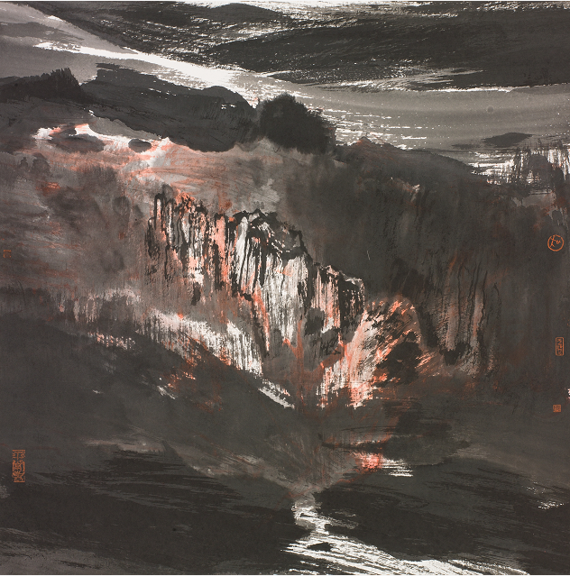 无限疆山入梦来著名画家吴建军笔下的寂寞与激情