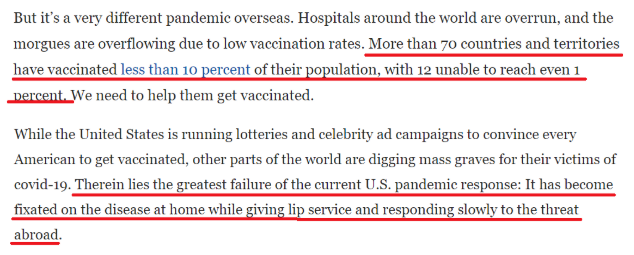 环球深观察丨全球多地“一苗难求” 美国囤积的疫苗还在“吃灰”？！