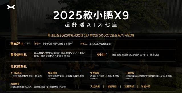 百万级黑科技加持！2025款小鹏X9上市，智能出行要逆天？