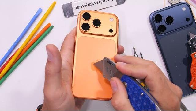 苹果 iPhone Air 与 17 Pro 抗弯不抗摔，跌落仍易碎屏