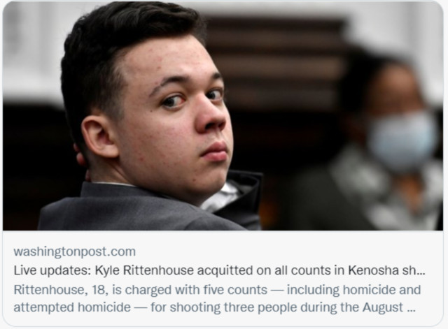 男子枪杀两人无罪释放 美国国内又吵起来了