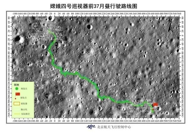 玉兔二号在月球跑完1000米了