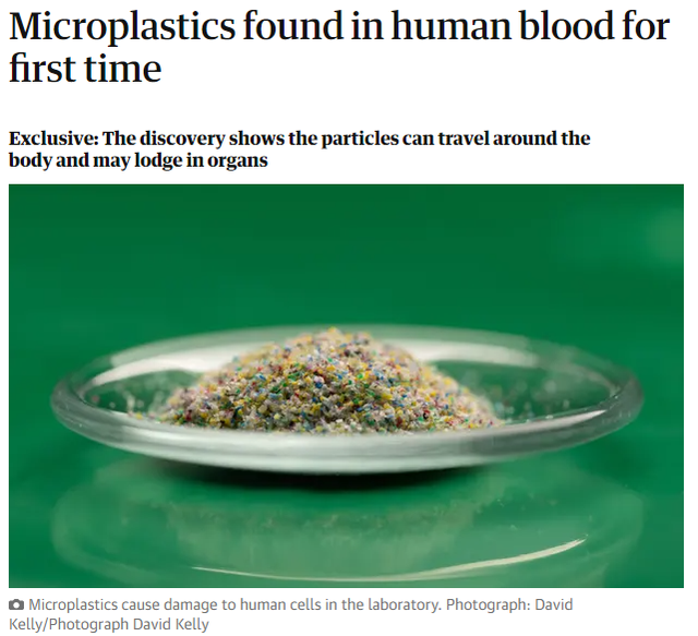 科学家在人体血液当中发现微塑料颗粒：有对人体细胞造成损害的可能