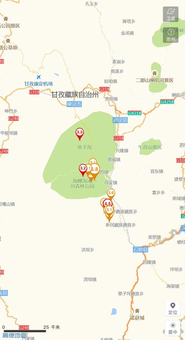 泸定地震已记录到3.0级及以上余震13次 有72人遇难