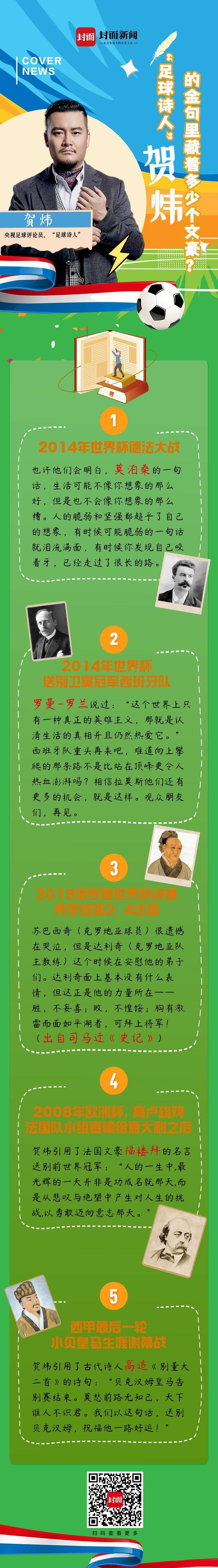“足球解说诗人”贺炜看了多少书 积攒成花绽放如春