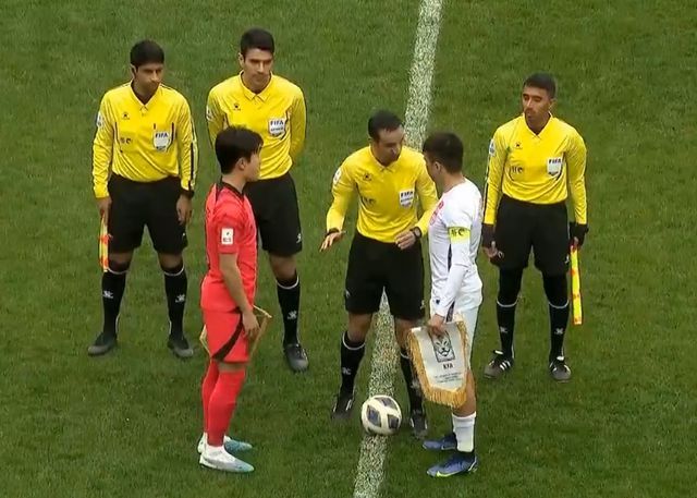 U20亚洲杯1/4决赛国足和韩国队起冲突