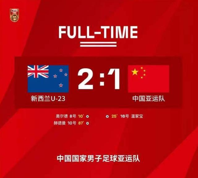 国足亚运队遭绝杀！国足和亚运队双双输球两连败