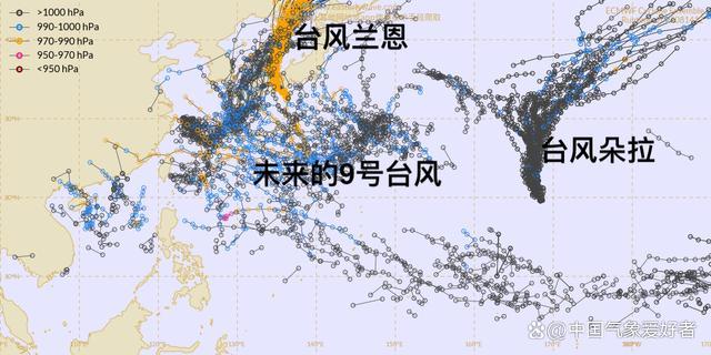 9号台风苏拉正在酝酿 超算预测：还有更多台风正在酝酿