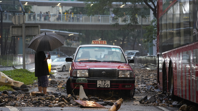 香港昨晚1小时雨量创新高，打破139年来纪录