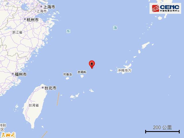 东海海域6.4级地震 福建、浙江沿海等地有震感
