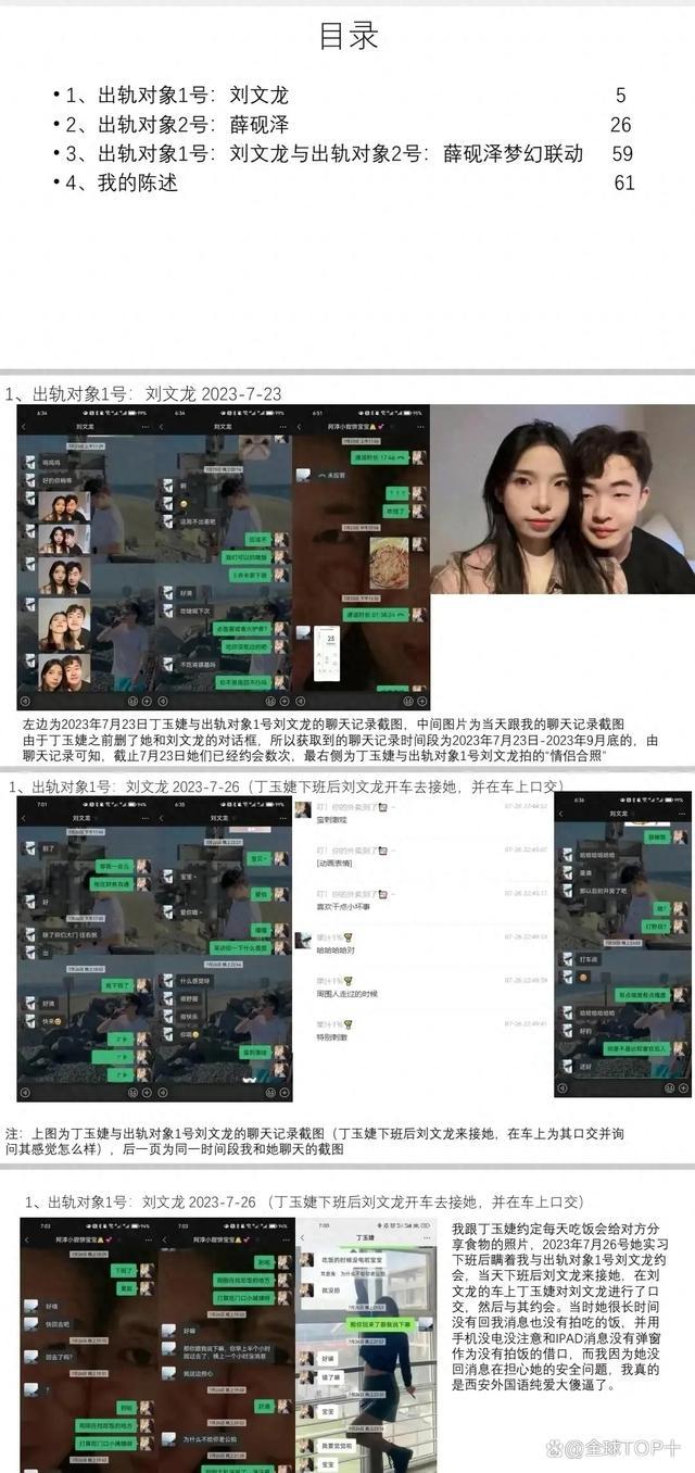 男子控诉女友多次出轨 男友怒做几十页PPT控诉女友