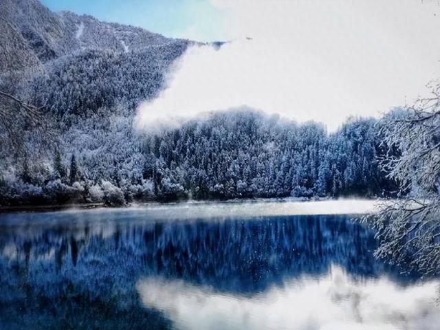 九寨沟下雪了 强度最强冷空气影响我国 带来一片如同童话般的仙境