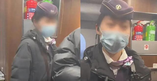 男子买无座票站商务舱还怼列车员：你能不能有点人性！