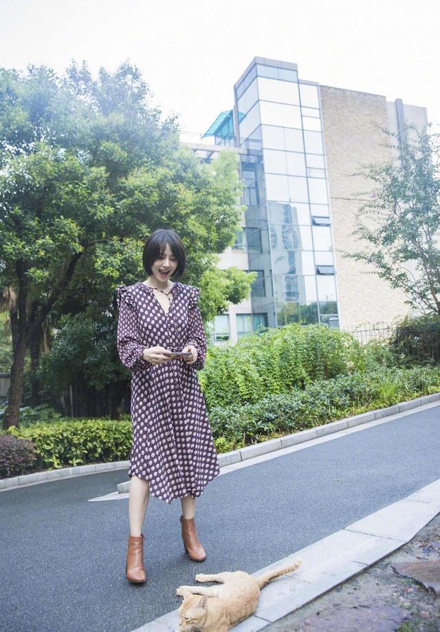 高圆圆粉色花朵裙造型太仙了不愧是国民女神3