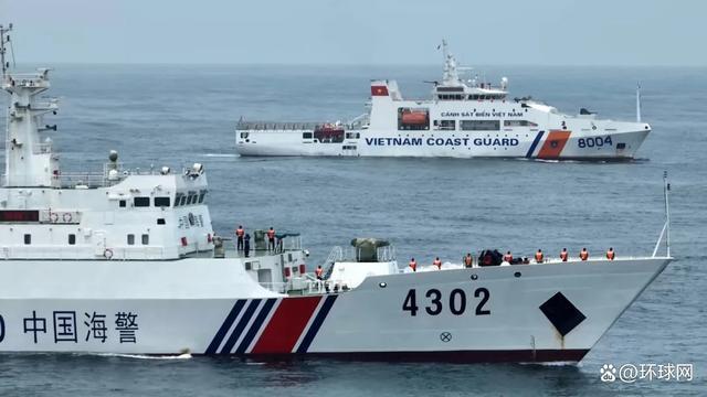 中越海警2024年首次北部湾海域联合巡逻