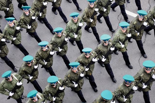 俄罗斯举行胜利日红场阅兵总彩排 纪念卫国战争79周年