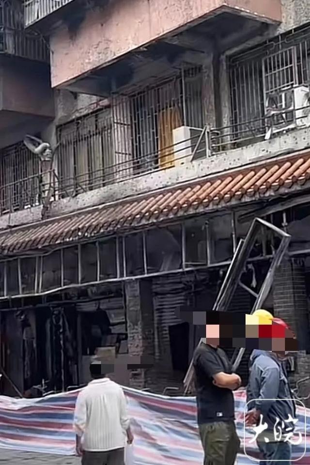 广州三元里抗英大街火灾已扑灭 商铺受损，原因待查