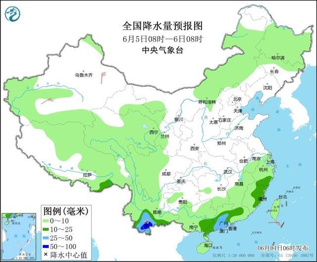 暴雨继续影响广西广东！华北东北多阵雨天气 局地防范强对流