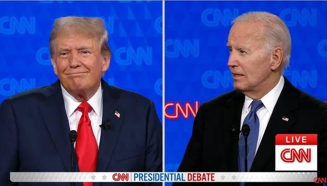 美国大选候选人电视辩论表现，美媒：拜登时而语无伦次特朗普撒了谎