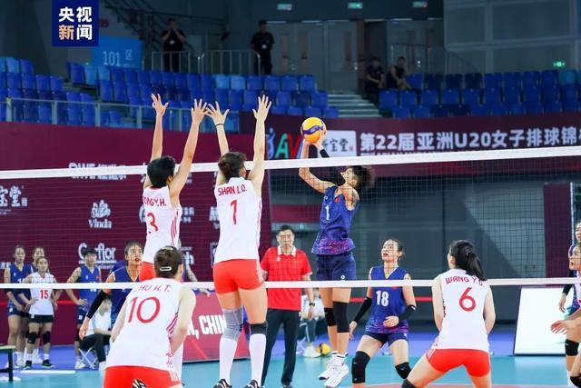 U20女排亚锦赛：中国女排胜越南队，晋级半决赛在望