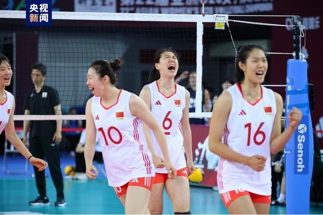 中国战胜日本夺U20女排亚锦赛冠军 时隔八年重登顶峰