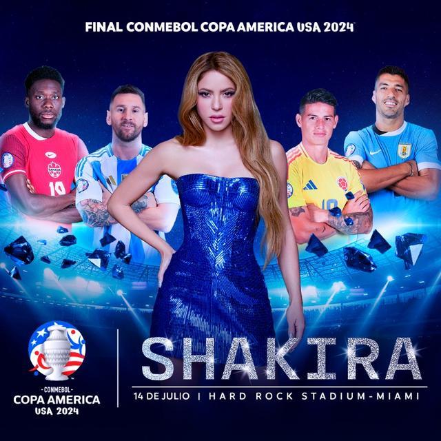 哥伦比亚进决赛 夏奇拉发文庆祝