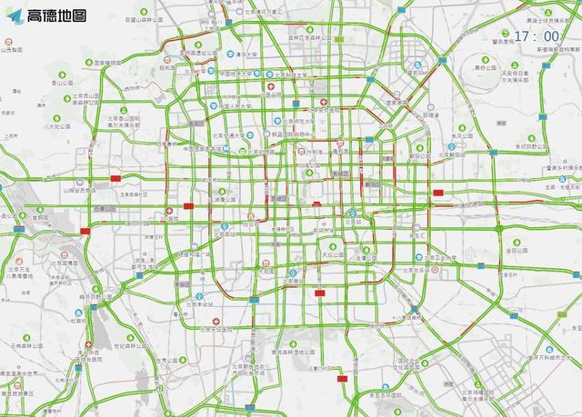 北京交通预报：旅游热点区域交通压力持续，周末活动致道路繁忙
