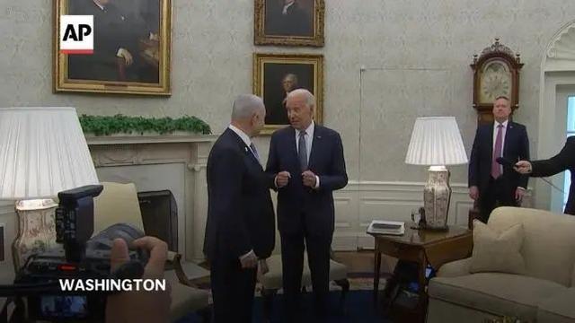 以色列总理分别与拜登与哈里斯会谈